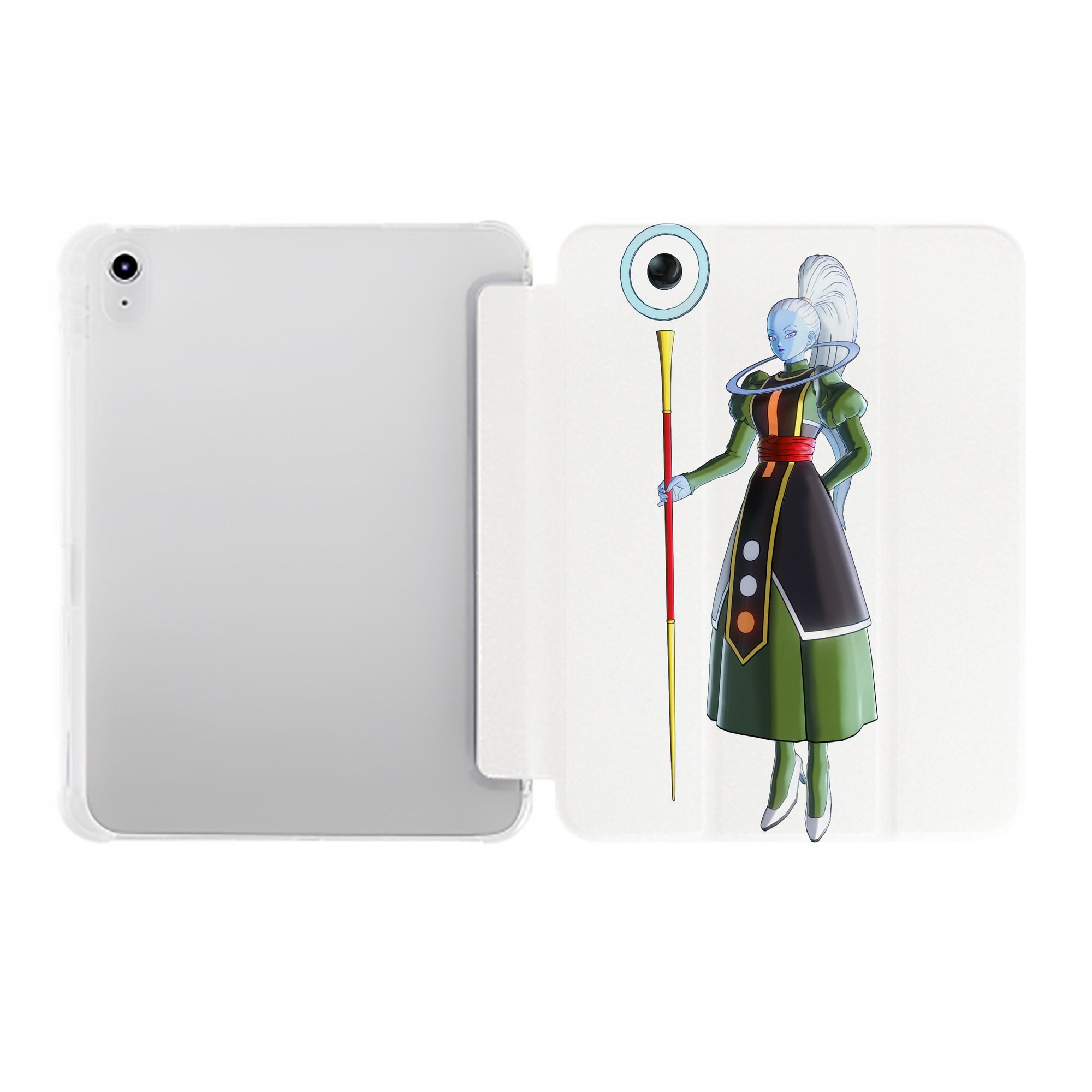 （画像用） ドラゴンボール DRAGON BALL IPad ケース ペン収納付き 三つ折りスタンド PUレザー×シリコン 対応機種9.5/10.5/10.9インチ
